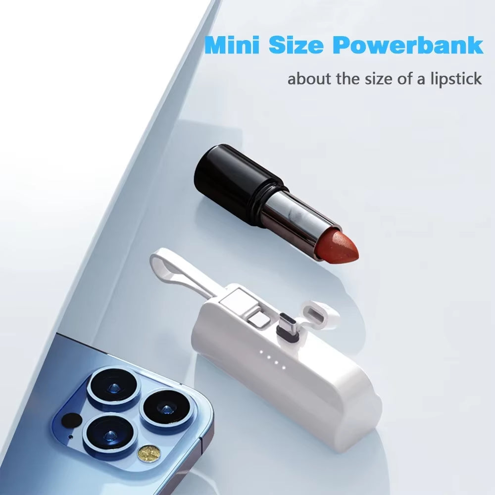 20000Mah Mini Portable Power Bank External Battery Plug Play Power Bank Type-C Fast Effective Charger for Iphone Samsung Huawei