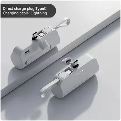 20000Mah Mini Portable Power Bank External Battery Plug Play Power Bank Type-C Fast Effective Charger for Iphone Samsung Huawei