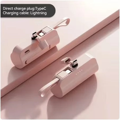 20000Mah Mini Portable Power Bank External Battery Plug Play Power Bank Type-C Fast Effective Charger for Iphone Samsung Huawei