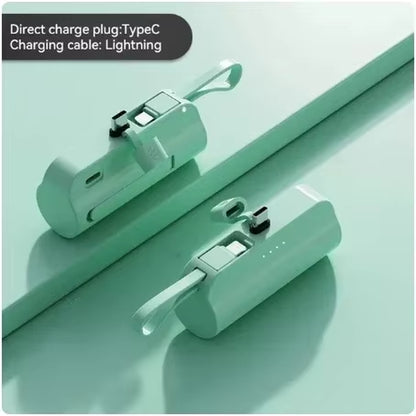 20000Mah Mini Portable Power Bank External Battery Plug Play Power Bank Type-C Fast Effective Charger for Iphone Samsung Huawei